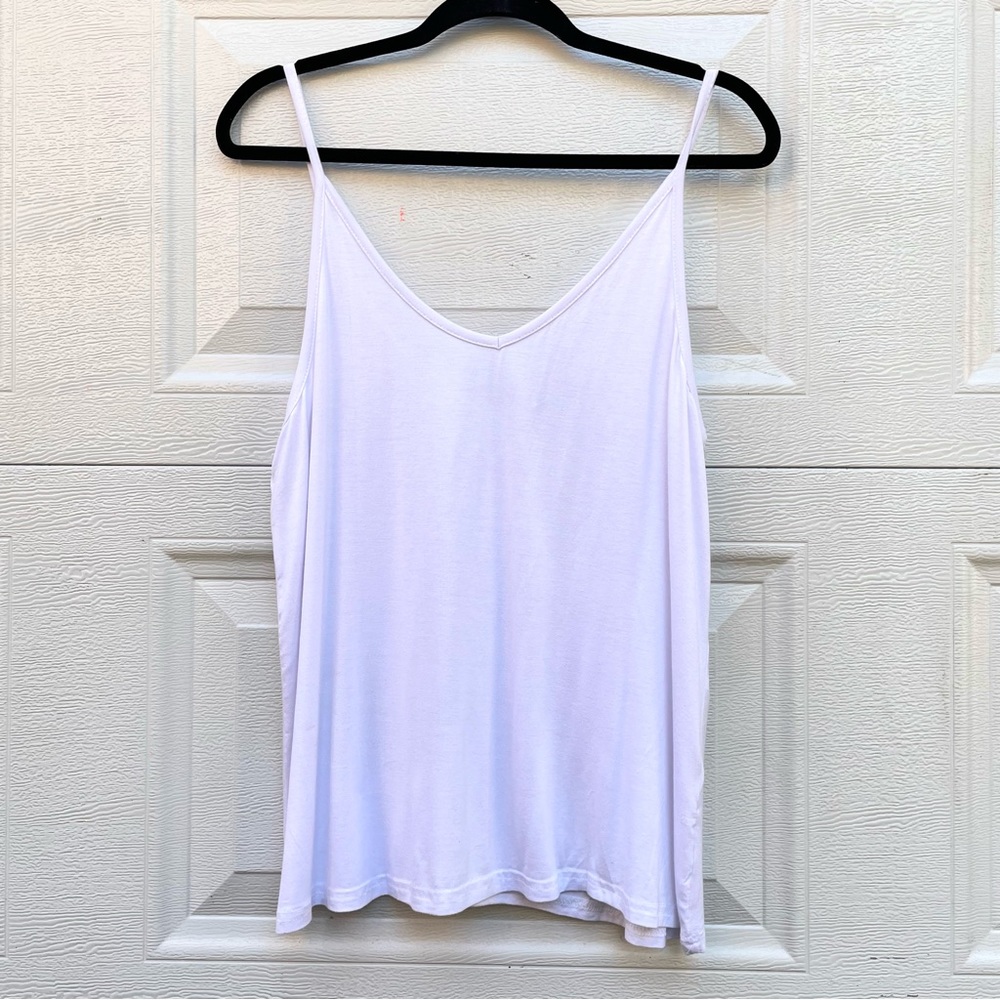 NWT size L white tank top Zeagoo 100% cotton